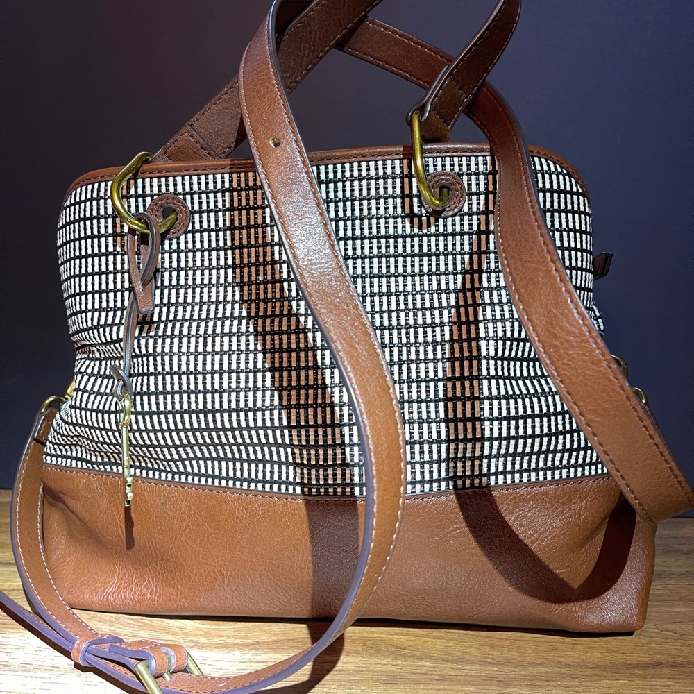 Fossil retired Lane Satchel bag.